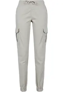 Women's Cargo Jogging Pants High Waisted Concrete