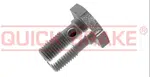 QUICK BRAKE Šroub dutý, upevňovací M12x1, délka 24 mm,  tzv. banjo šroub, na brzdy