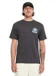Volcom pánské tričko Solstice Hth Sst Heather Black | Černá | Velikost M