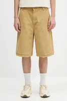 Bavlněné šortky AMBUSH Canvas Carpenter Short Pants pánské, béžová barva, 12115320