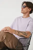 Bavlněné tričko Medicine pánské, fialová barva