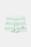 Dětské kraťasy Guess tyrkysová barva, K5GD16 KBOR4