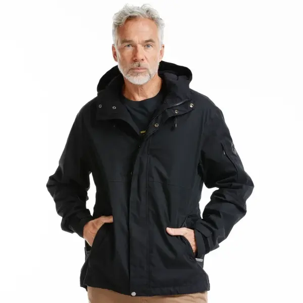 Bushman Pánska vodeodolná bunda Juatan, čierna XXXL