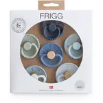 FRIGG Round Latex Endless Sea dudlík Size 2 6 ks