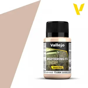 Vallejo Weathering FX 40ml – Light Brown Splash Mud