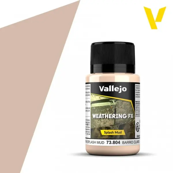 Vallejo Weathering FX 40ml – Light Brown Splash Mud