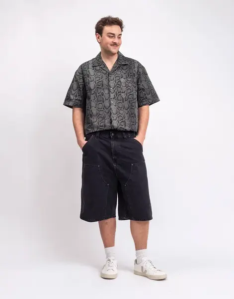 Carhartt WIP OG Double Knee Short Black stone washed L
