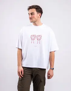 Monkey Studios Tričko Fire Guys White L