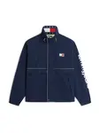 Tommy Jeans Prechodná bunda 'Oversized Regatta'  tmavomodrá / čerešňová / biela