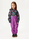 Softshellová kombinéza s flísom Mini, Černicová, Kytičky - veľ. 98/104