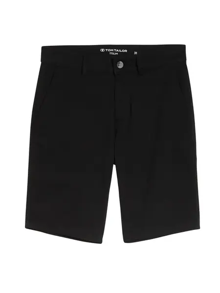 TOM TAILOR Chino nohavice  čierna