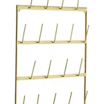 Organizér na hrnky Madam Stoltz 40 x 7 x 62 cm žlutá barva