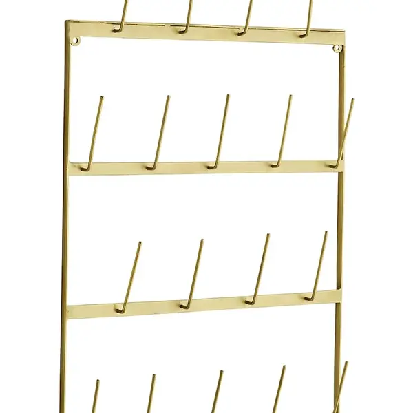 Organizér na hrnky Madam Stoltz 40 x 7 x 62 cm žlutá barva