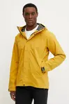 Nepromokavá bunda Haglöfs Breeze pánská, žlutá barva, 607680