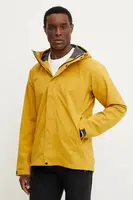 Nepromokavá bunda Haglöfs Breeze pánská, žlutá barva, 607680