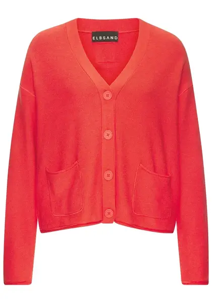 Elbsand Kardigán  červená