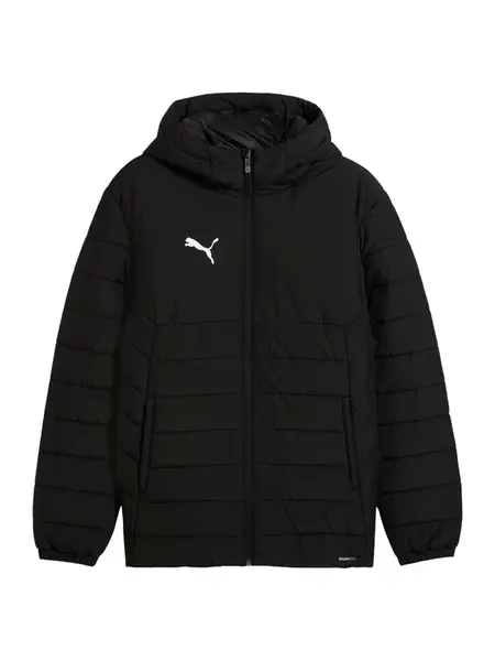 PUMA Zimná bunda 'TeamAdditions'  čierna / biela