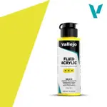 Akrylová barva Vallejo Fluid 100ml – 616 Fluorescent Yellow