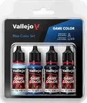 Sada modelářských barev Vallejo 4x18ml – Blue Color Set