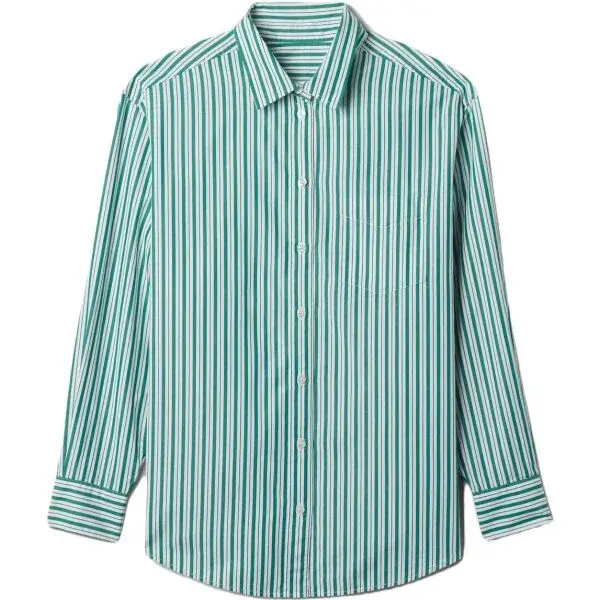 GAP THE BIG Dámska košeľa, zelená, veľkosť