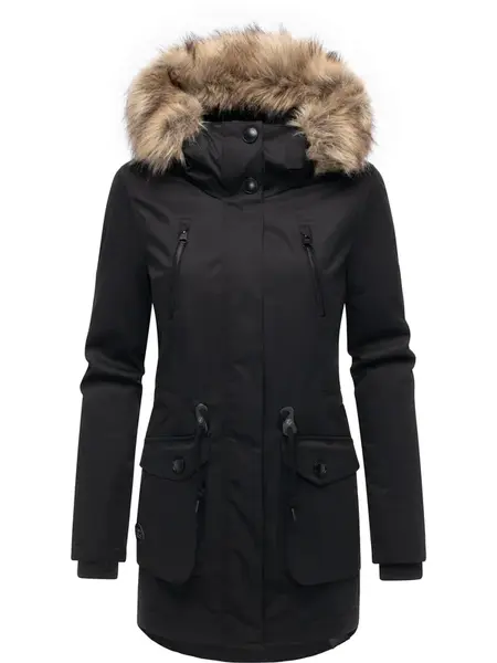Ragwear Zimná parka 'Ellsa B'  čierna