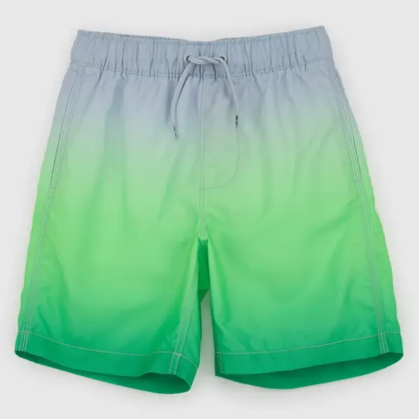 Sivo-zelené chlapčenské plavky GAP