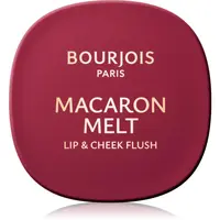 Bourjois Macaron Melt Lip & Cheek Flush lícenka 2 v 1 odtieň 05 Berry Smoothy 5 g