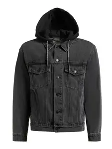 khujo Prechodná bunda 'Jokin'  čierny denim
