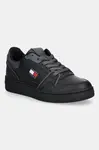 Kožené tenisky Tommy Jeans TJW RETRO BASKET SNEAKER