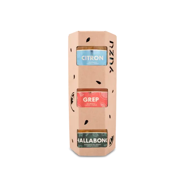 Darčekové citrusové trio - citrón, grep a hallabong