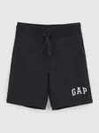 Čierne chlapčenské teplákové kraťasy GAP