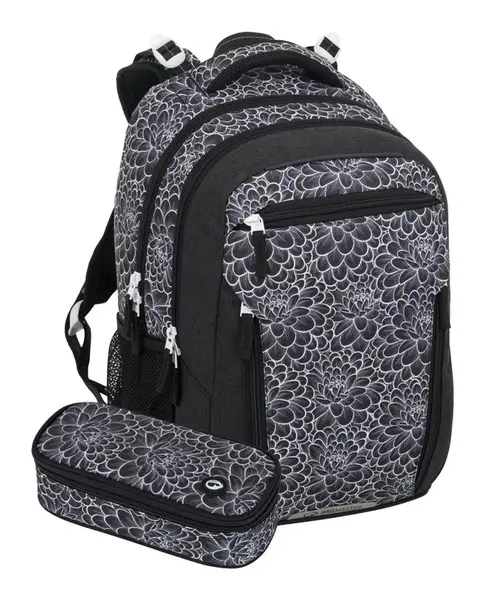 Školský set Bagmaster PORTO 25 A Set Black/white