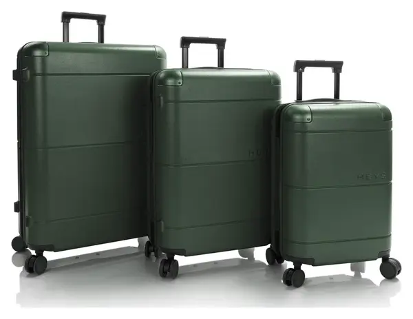Sada cestovných kufrov Heys Zen S,M,L Green