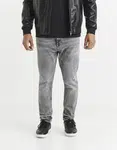 Slim fit pre mužov Celio - sivá
