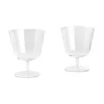Sada sklenic na víno HAY Curve Stem 9 x 11 cm 2-pack průhledná barva