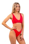 NEBBIA Trojuholníkové Bralette plavky s vypchávkami - vrchný diel 457