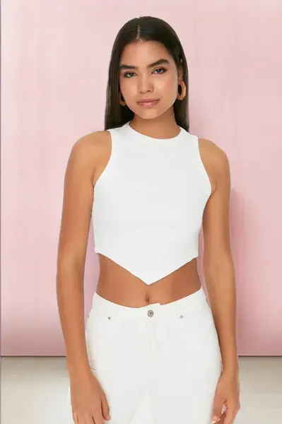 Dámsky Crop Top Trendyol Corduroy