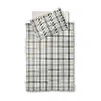 Fleuresse POVLEČENÍ, flanel, bílá, tmavě šedá, světle růžová, 140/200 cm