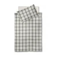 Fleuresse POVLEČENÍ, flanel, bílá, tmavě šedá, světle růžová, 140/200 cm