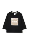 Kojenecké tričko s dlouhým rukávem BOSS