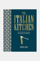 Kniha home & lifestyle The Italian Kitchen by Maxine Clark, English modrá barva