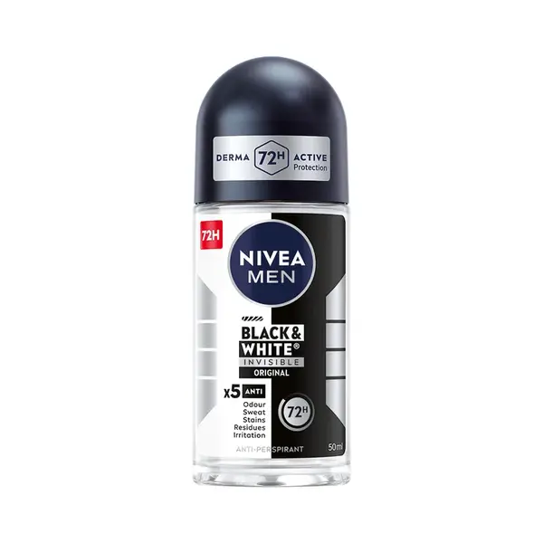 Nivea MEN Black&White Invisible Original kuličkový antiperspirant 50 ml