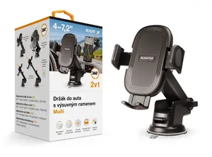 Aligator Multi HA21 Držák do auta s výsuvným ramenem na čelní sklo a palubní desku, univerzální