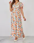 Resti Women's floral midi dress