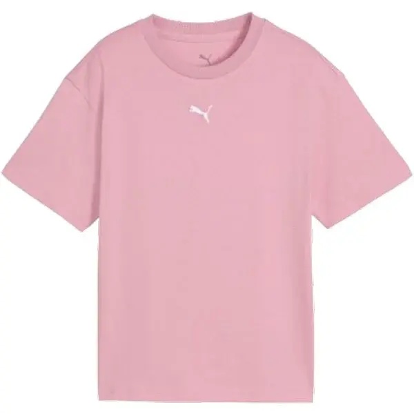 Puma ESSENTIALS BOXY TEE G Dívčí triko, růžová, velikost