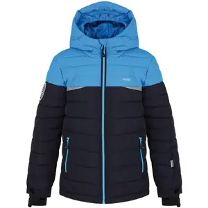 LOAP FUMAR Dětská lyžařská bunda, černá, velikost 122-128