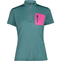 CMP WOMAN T-SHIRT FREE BIKE Dámský cyklistický dres, tmavě zelená, velikost