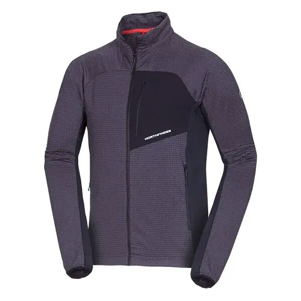 Northfinder PRIMO Pánský svetr, tmavě šedá, velikost