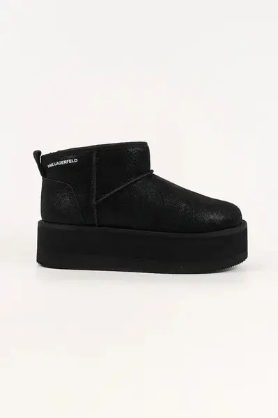 Karl Lagerfeld Semišové snehule Karl Lagerfeld THERMO