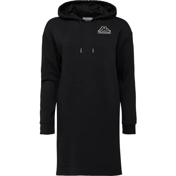 Kappa LOGO IGERTA Dámské šaty, černá, velikost